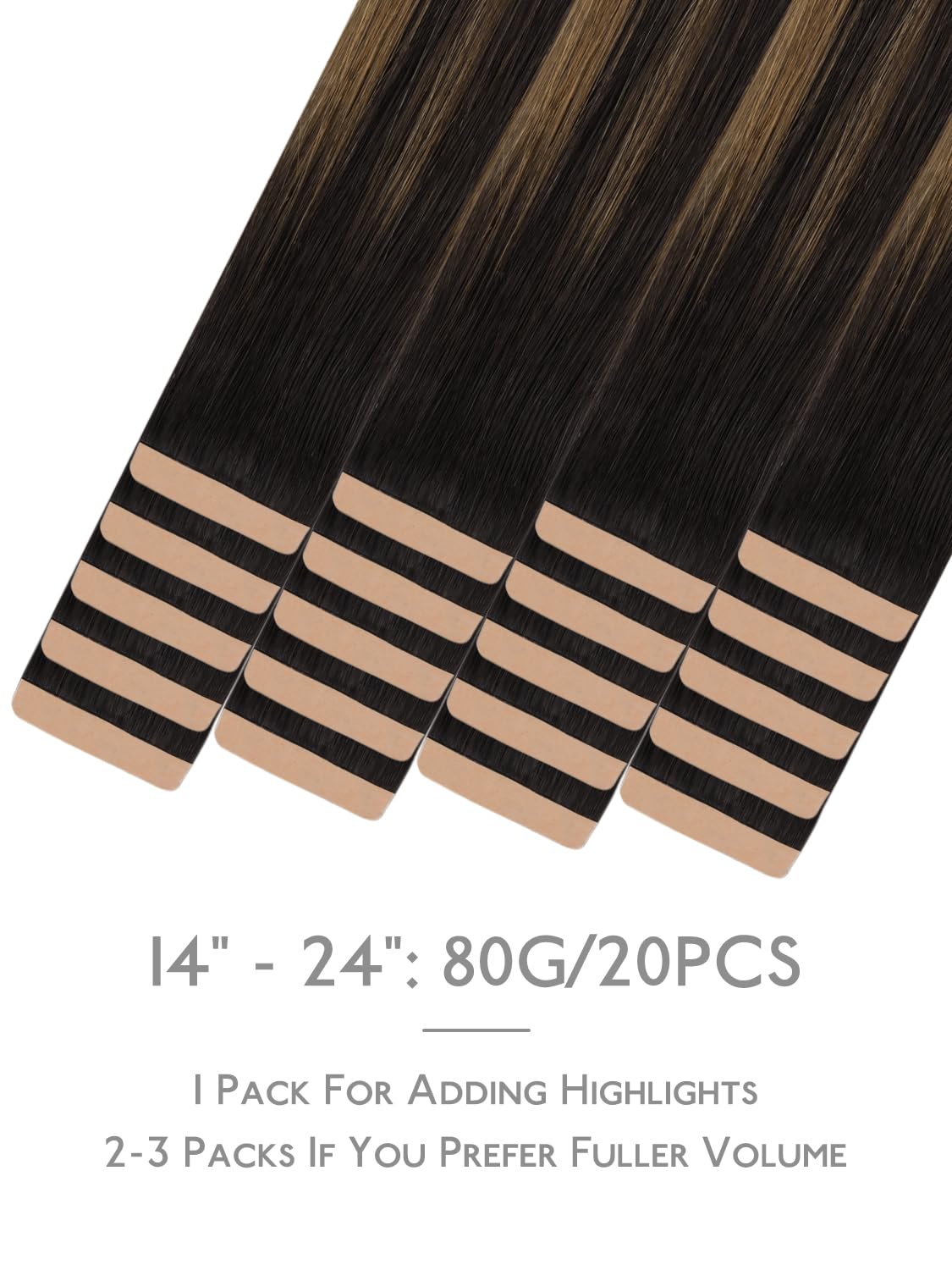Extensions de cheveux Wennalife montrant la texture des cheveux