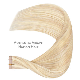 Extensions de cheveux Wennalife montrant la texture et la brillance