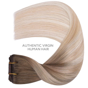 Extensions de cheveux Wennalife portées par un modèle