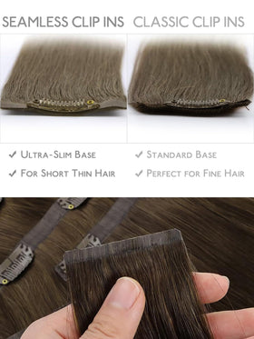 Extensions de cheveux Wennalife posées sur un mannequin