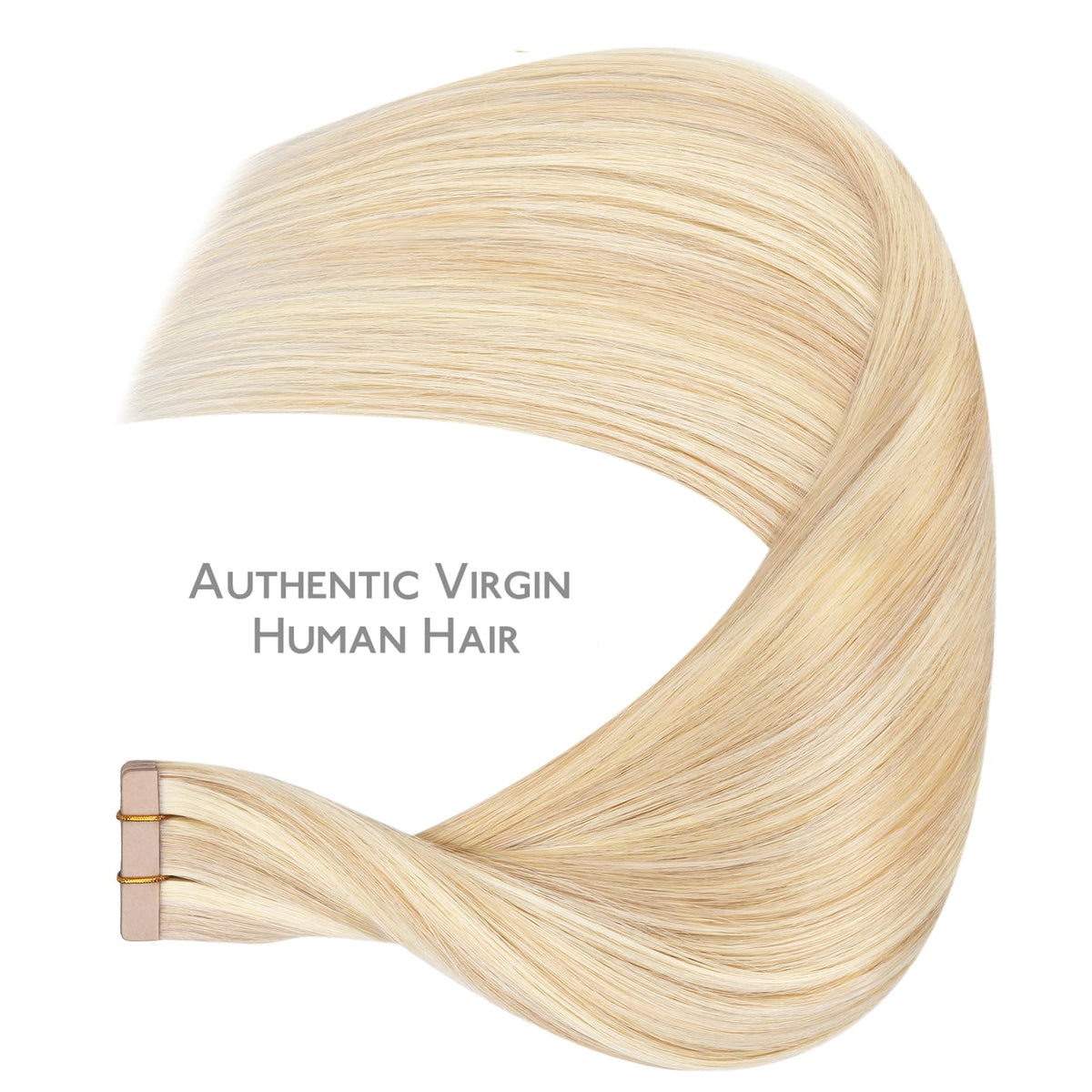 Extensions de cheveux Wennalife posées sur un support