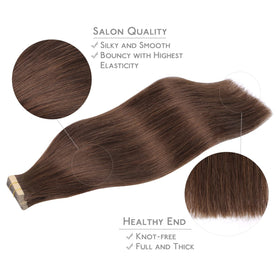 Extensions de cheveux Wennalife présentées avec un peigne