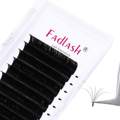 Extensions de cils FADLASH Faciles Fan Volume C 8-14mm vue avant
