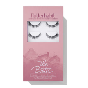 Extensions de cils FlutterHabit Underlash Classic 6 Paires 6–14mm vue de face