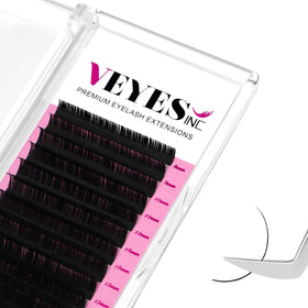 Extensions de cils VEYES INC D 0,20 11mm vue de face