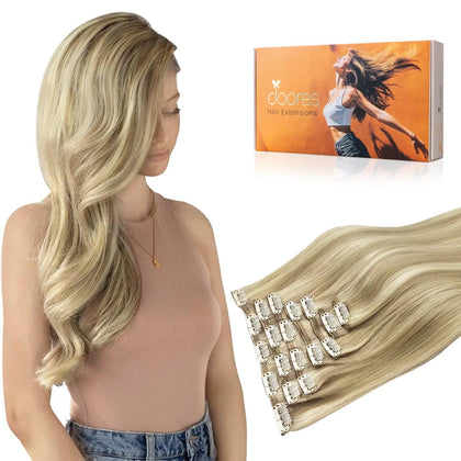Extensions DOORES cheveux humains 150g, présentation avant