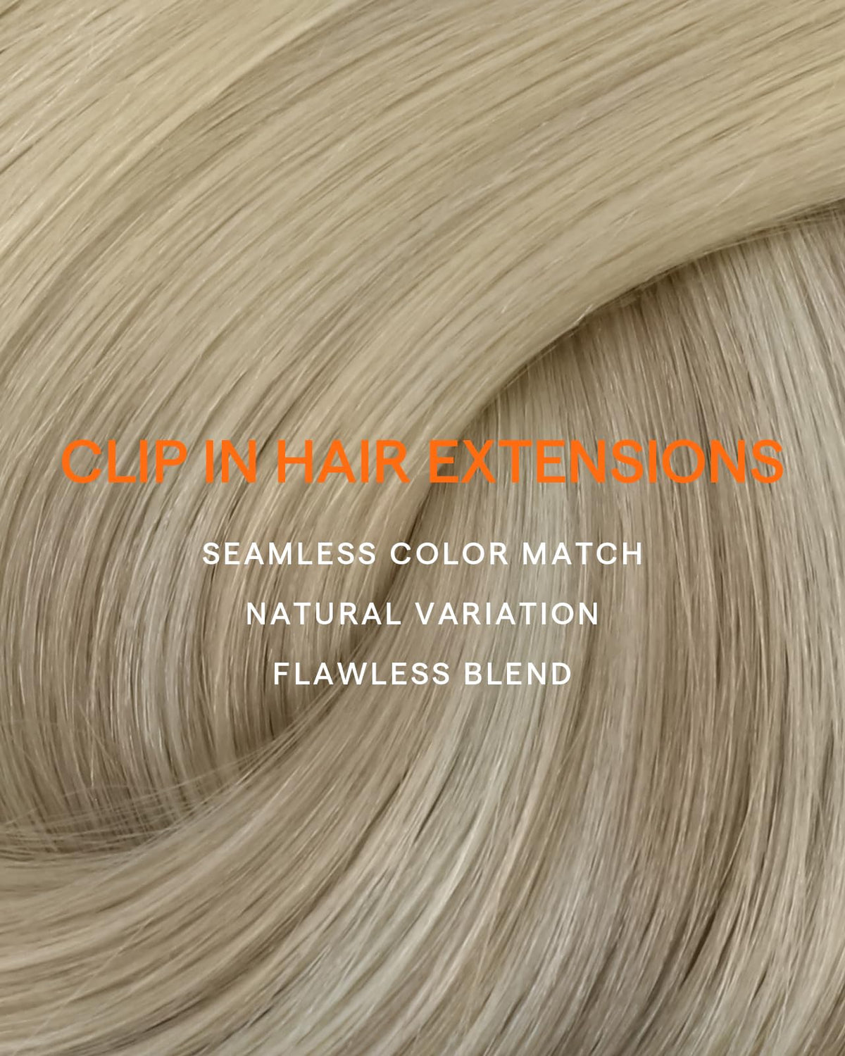 Extensions Full Shine en différentes nuances de blond