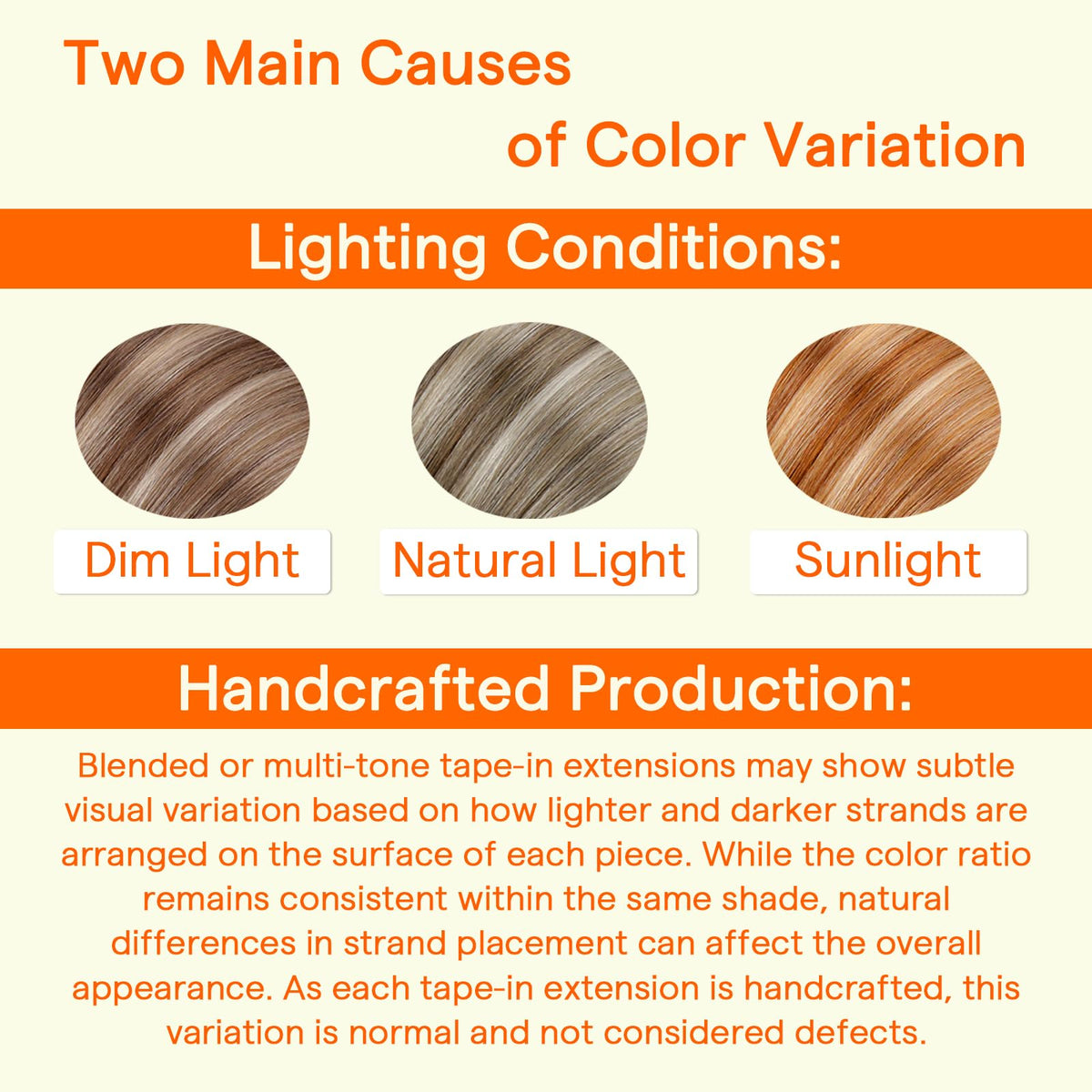 Extensions Full Shine portées par une modèle