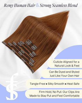 Extensions Full Shine posées sur une table avec éclairage doux
