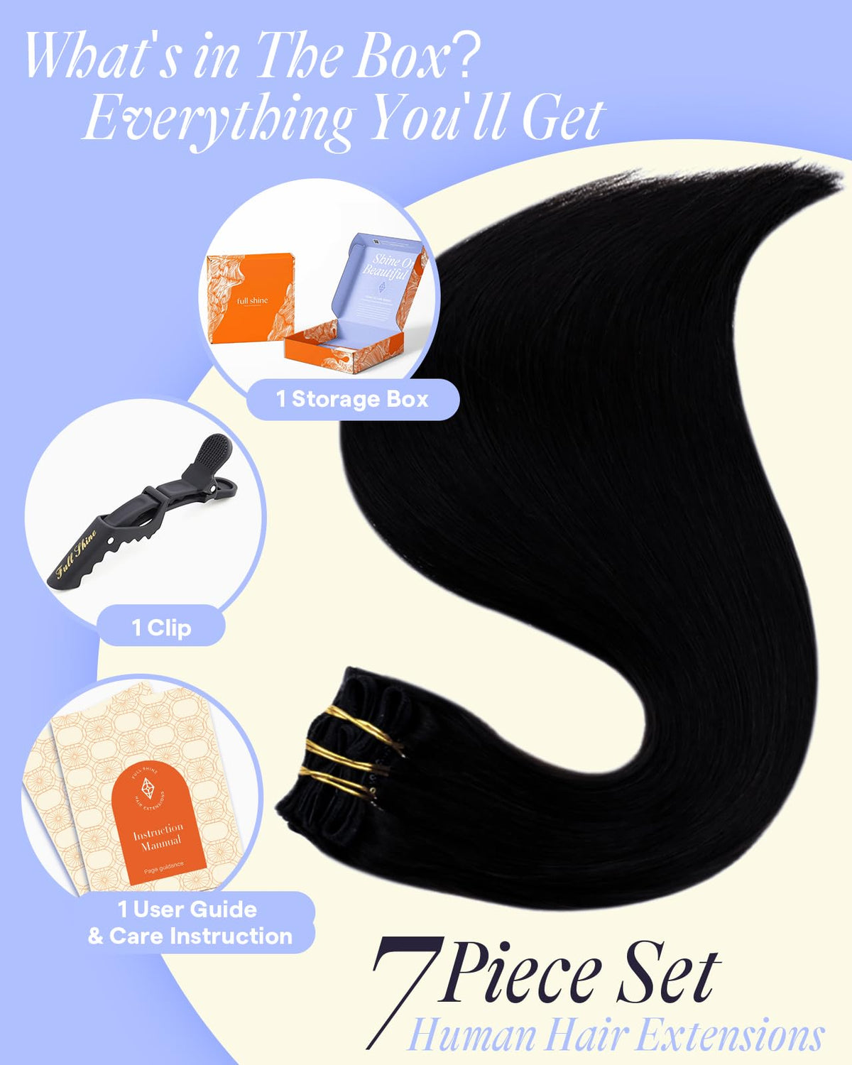 Extensions Full Shine pour un look quotidien