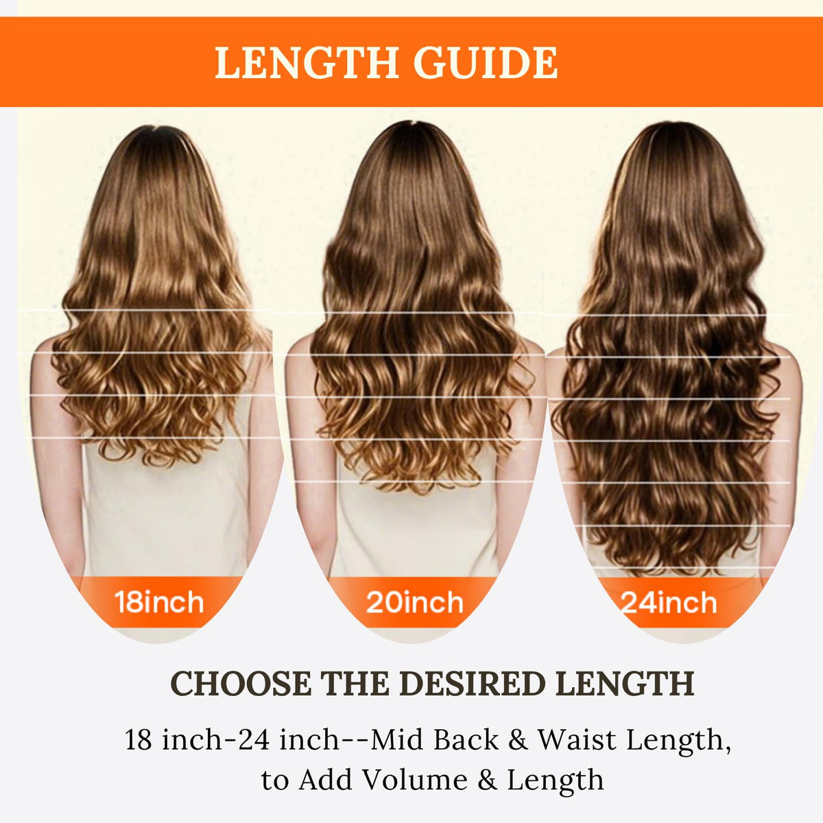 Extensions Full Shine présentées avec différentes options de couleur