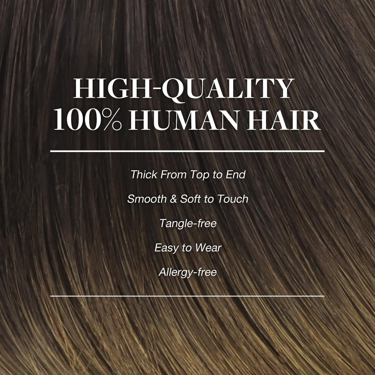 Extensions GOO GOO 120g en cheveux humains, mise en place sur cheveux naturels