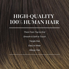 Extensions GOO GOO 120g en cheveux humains, mise en place sur cheveux naturels