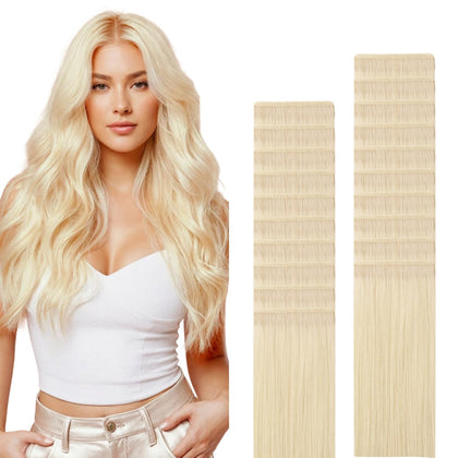 Extensions GOO GOO 16 pouces 60A Blond Platine vue avant