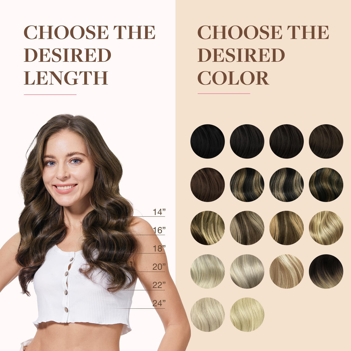 Extensions GOO GOO avec un look stylé en extérieur
