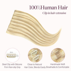 Extensions GOO GOO cheveux humains avec texture douce