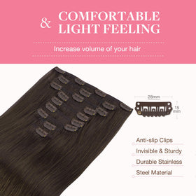 Extensions GOO GOO cheveux humains en texture lisse