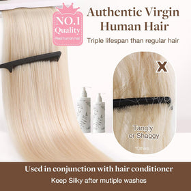 Extensions GOO GOO cheveux réels 16 pouces en paquet