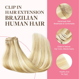 Extensions GOO GOO en cheveux humains avec reflets