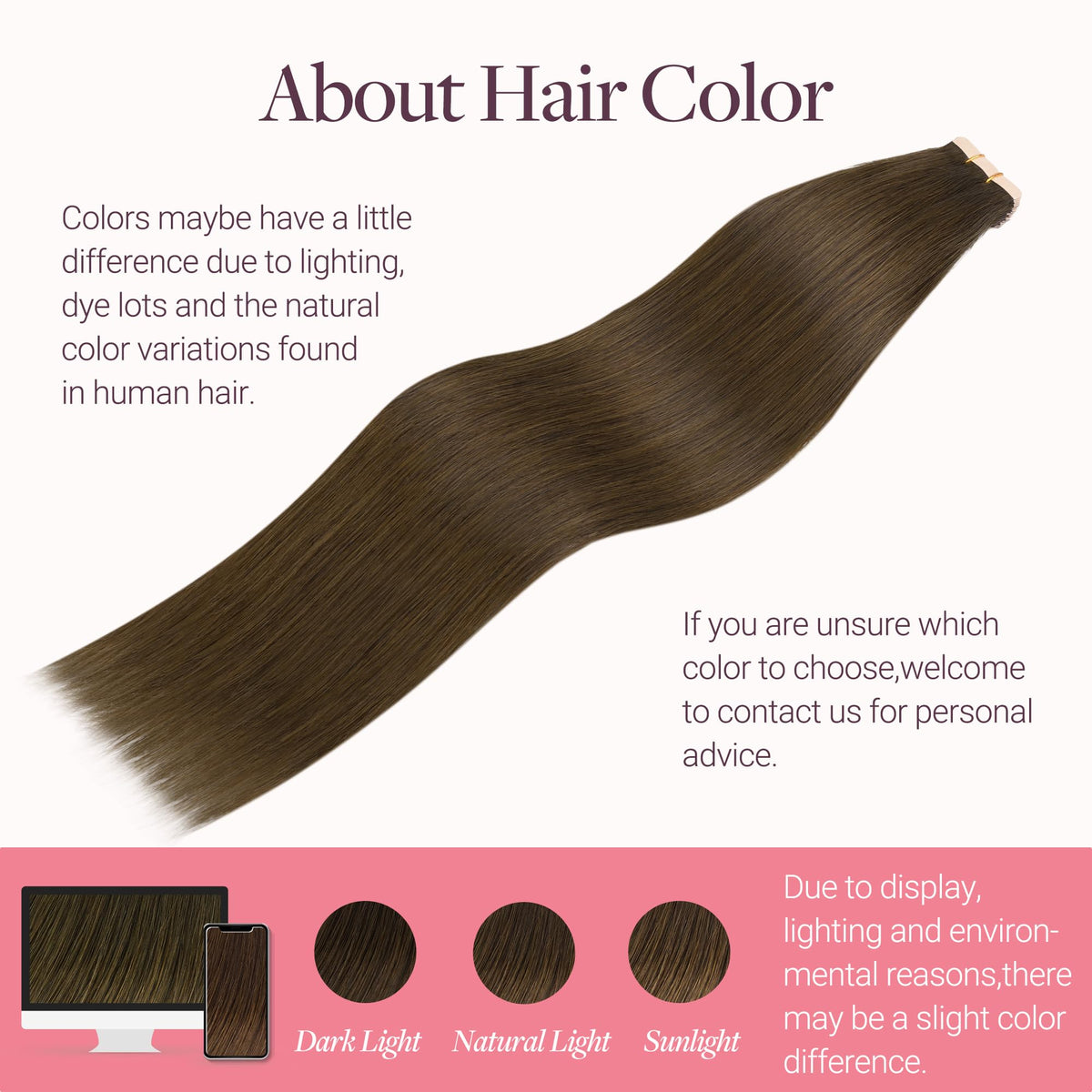 Extensions GOO GOO en cheveux humains avec un look naturel