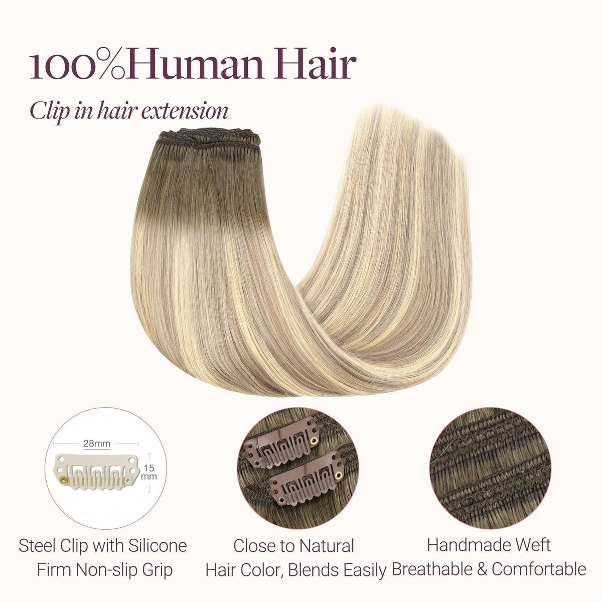 Extensions GOO GOO en cheveux humains naturels, présentation
