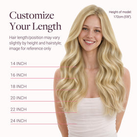 Extensions GOO GOO en cheveux humains, présentation élégante