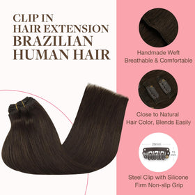Extensions GOO GOO en cheveux humains, vue arrière