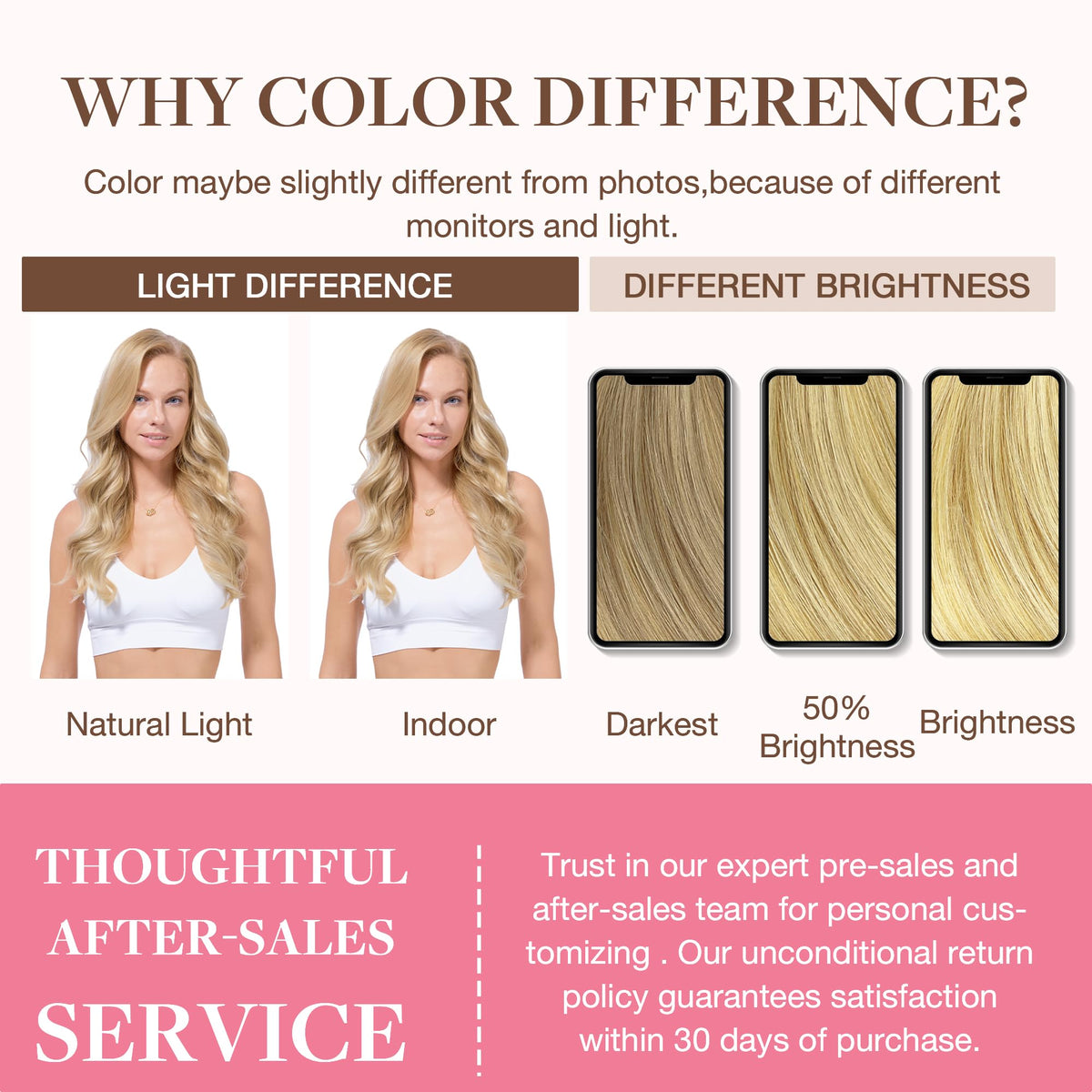 Extensions GOO GOO en lumière naturelle, montrant leur texture
