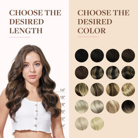 Extensions GOO GOO mises en forme avec des ondulations