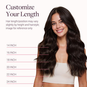 Extensions GOO GOO montrant la possibilité de coiffage
