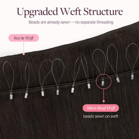 Extensions GOO GOO posées sur une surface avec éclairage doux