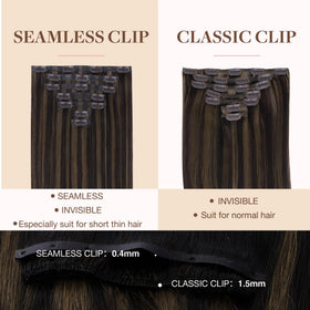 Extensions GOO GOO posées sur une table avec accessoires de coiffure