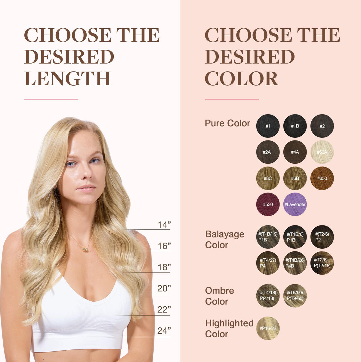 Extensions GOO GOO présentées avec accessoires pour cheveux