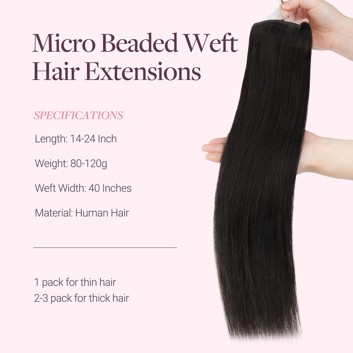 Extensions GOO GOO prêtes à être utilisées dans une routine quotidienne