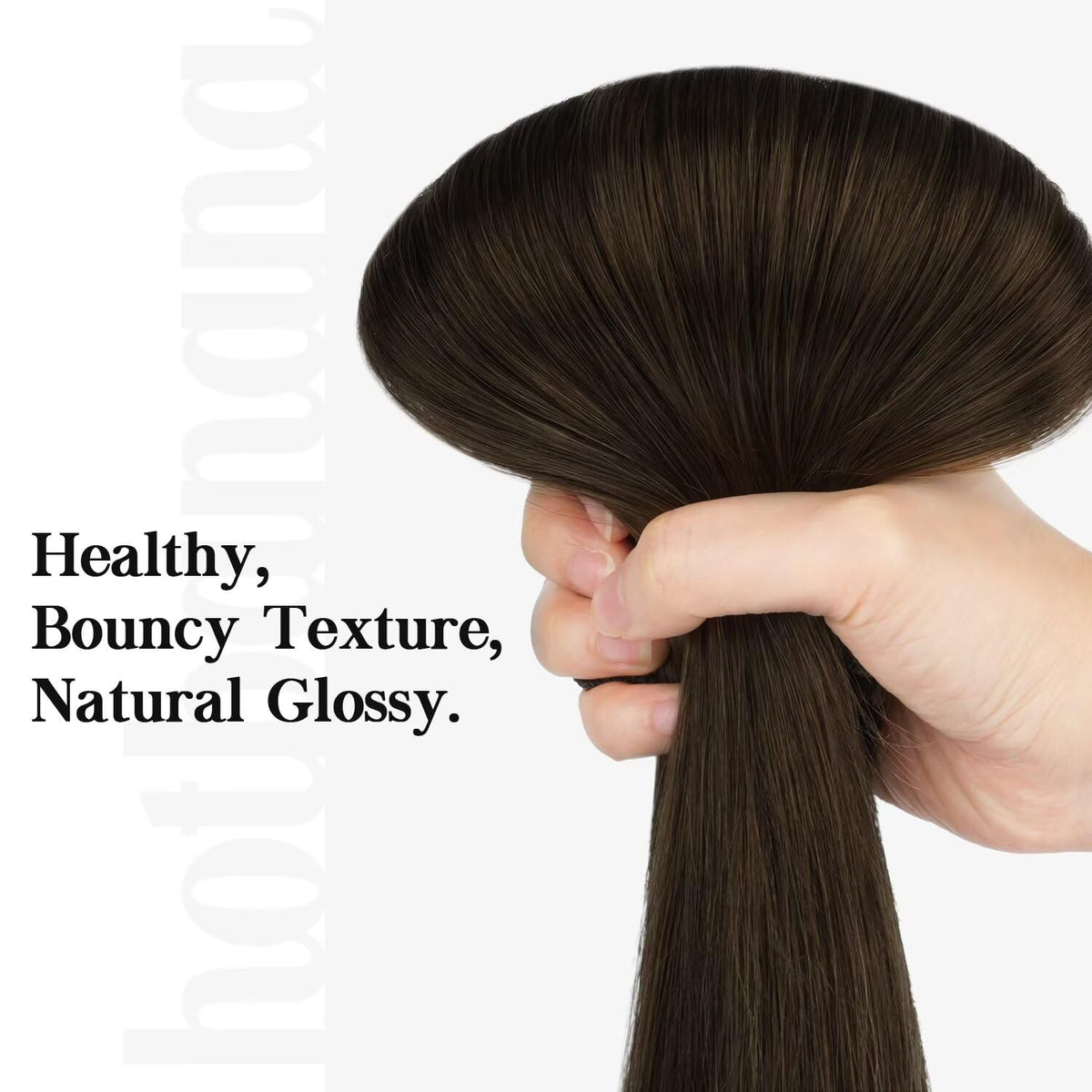 Extensions Hotbanana en châtaigne clair avec texture douce