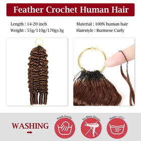 Extensions LOLly Hair vues de près montrant la texture bouclée