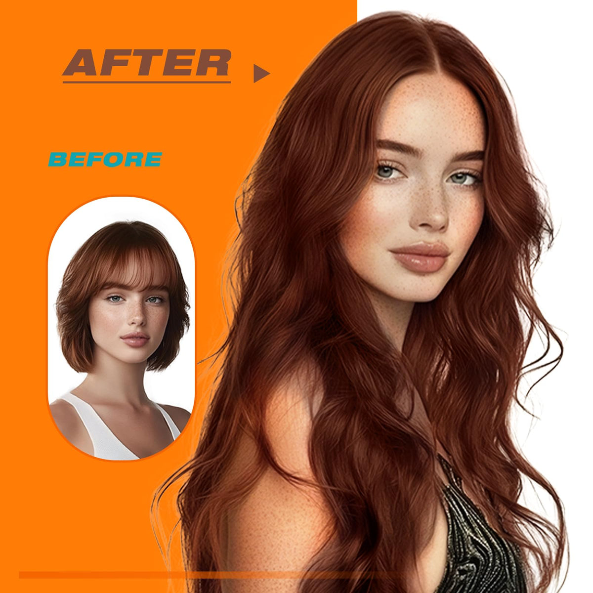 Extensions Sunny Hair avec fer à lisser à 180°C