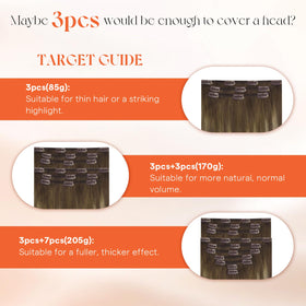 Extensions Sunny Hair montrant la texture douce et brillante