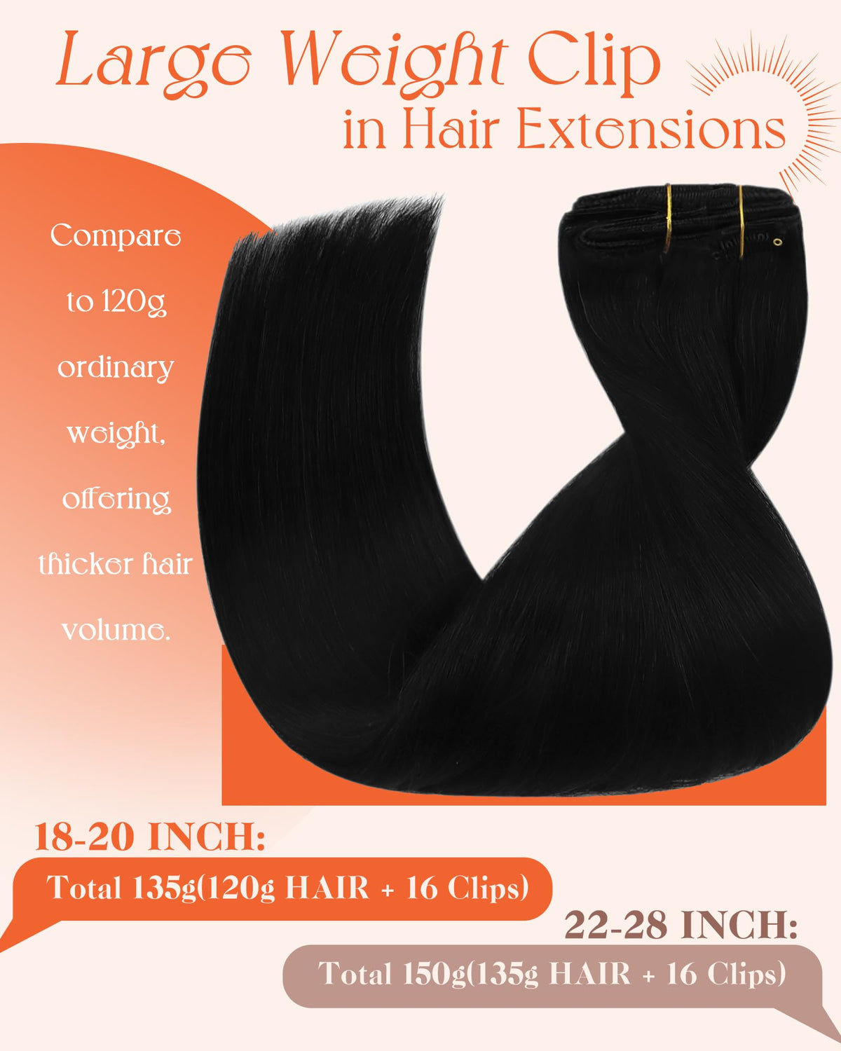 Extensions Sunny Hair montrant leur texture naturelle