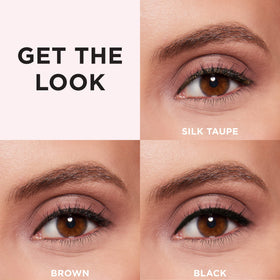Eyeliner IT Cosmetics noir sur une main avec application