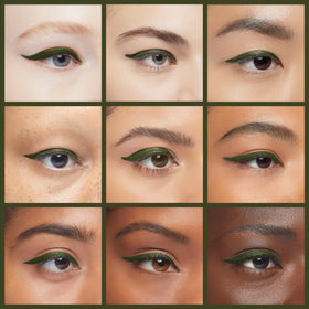Eyeliner Julep Camo Green sur une main