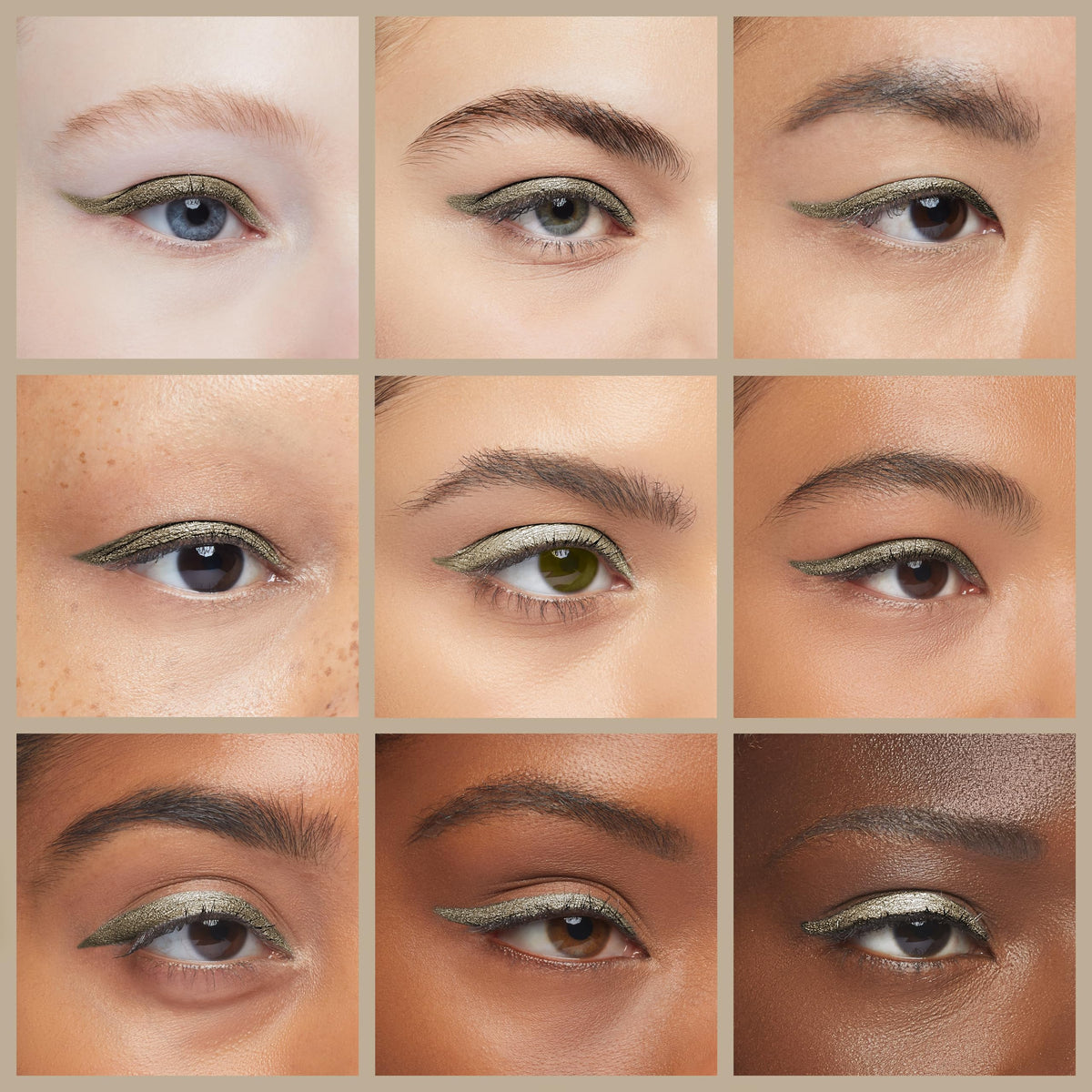 Eyeliner Julep en application sur un œil