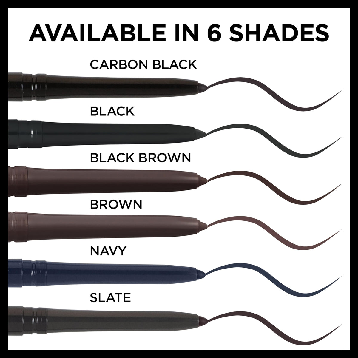 Eyeliner L'Oreal Paris sur une trousse de maquillage