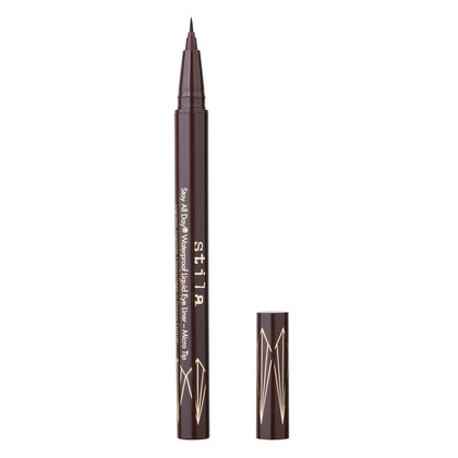 Eyeliner Liquide Waterproof Stay All Day Marron Foncé de stila, vue de face