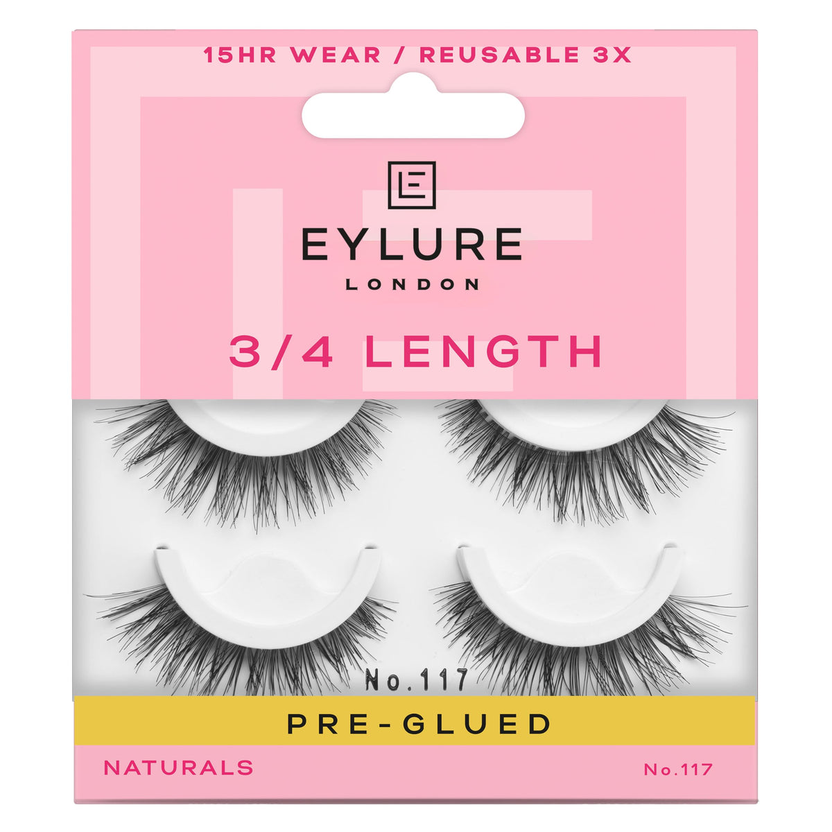 Eylure Faux Cils No. 117 pré-collés paquet avant