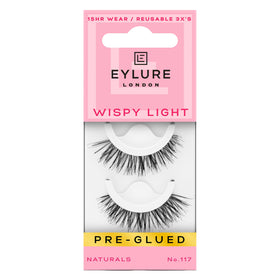 Eylure faux cils pré-collés Wispy Light No. 117 vue avant