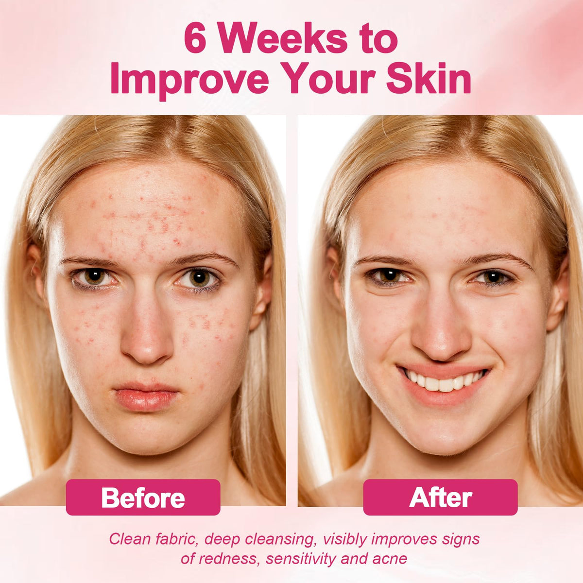 FACEMADE Serviettes Visage Jetables XXL côté lisse