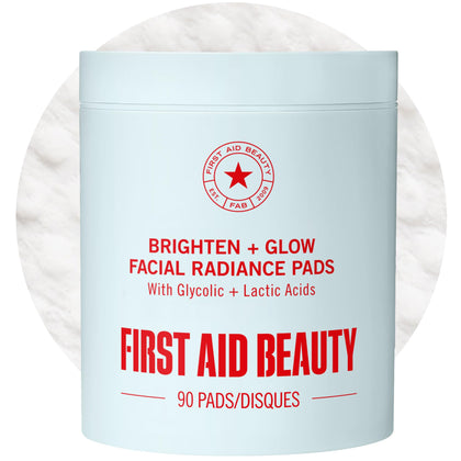 Facial Radiance Pads First Aid Beauty 90ct emballage avant