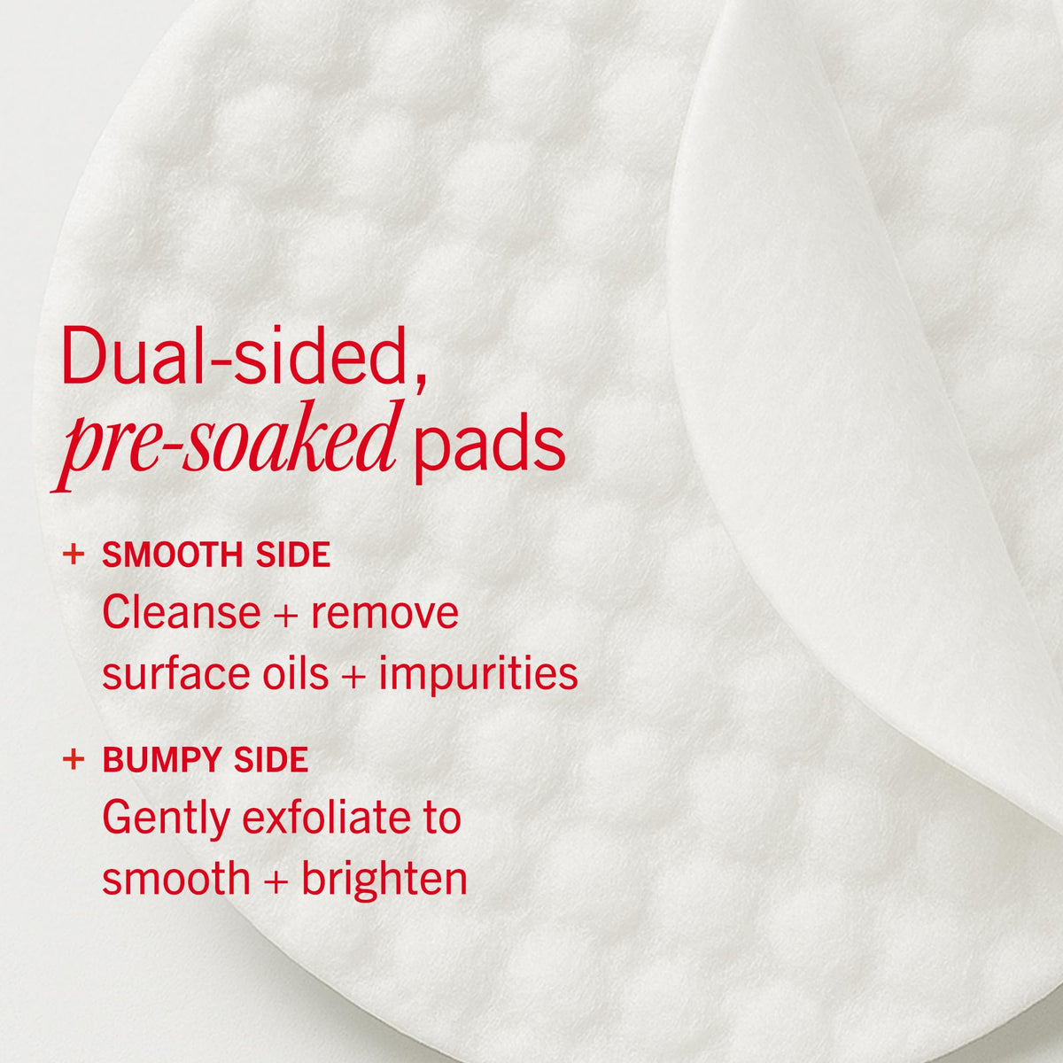 Facial Radiance Pads First Aid Beauty avec ingrédients naturels