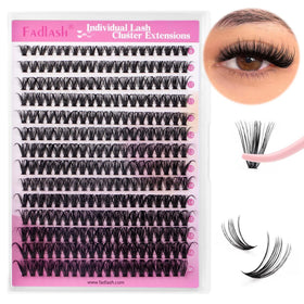FADLASH Cils Individuels D Curl 280PCS vue de face